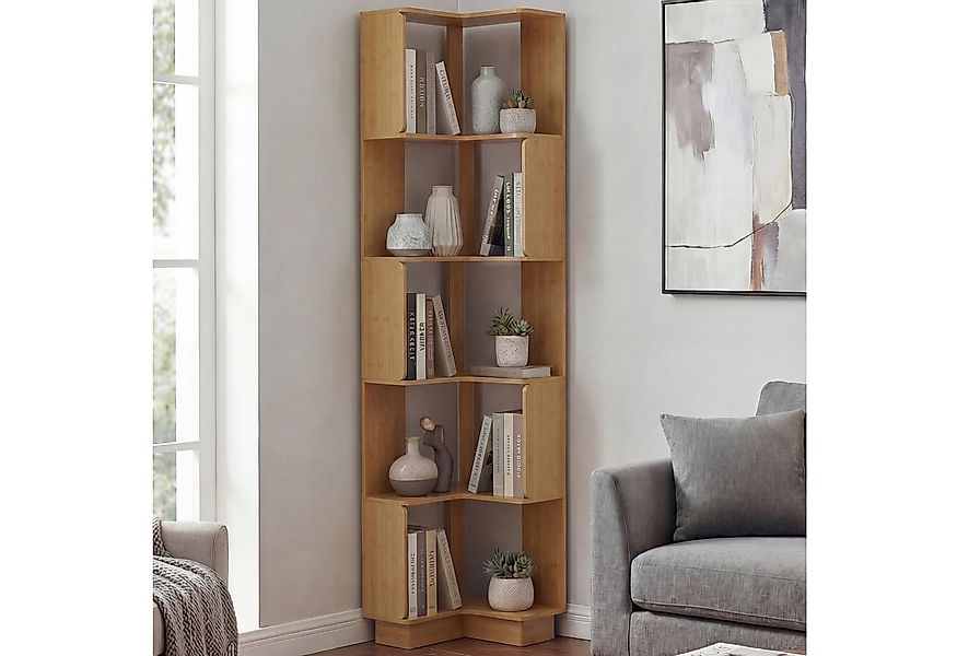 MCW Eckregal MCW-P53, Fünf offene Ablageflächen, Stabiler Stand günstig online kaufen