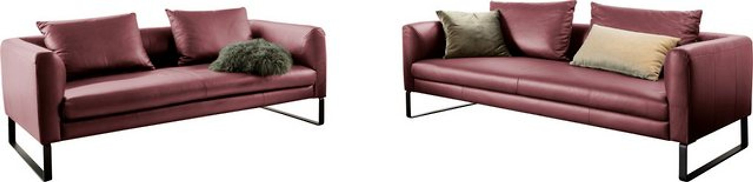 3C Candy Sofa Avola bequem und elegantes Leder-Sofaset, tolle Verarbeitungs günstig online kaufen