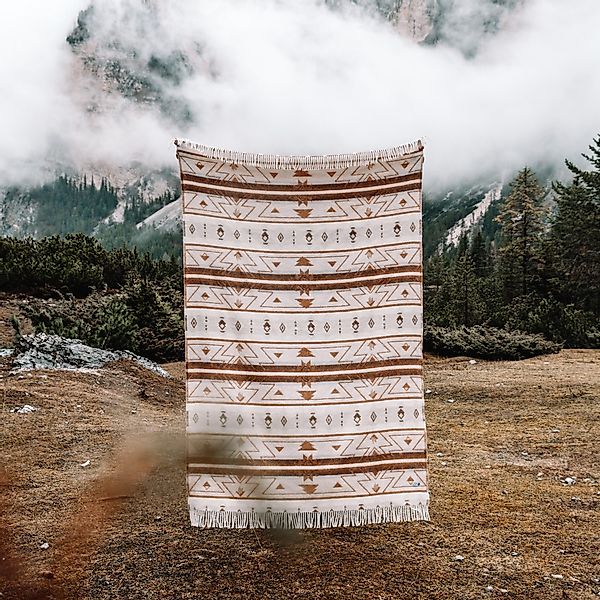 Wolldecke SONORA, Steppenwolle, Nachhaltige Wohndecke 130x200cm, günstig online kaufen
