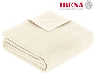 IBENA Wohndecke "Luxus" verschiedene Größen, unifarbenes Design, Kuscheldec günstig online kaufen