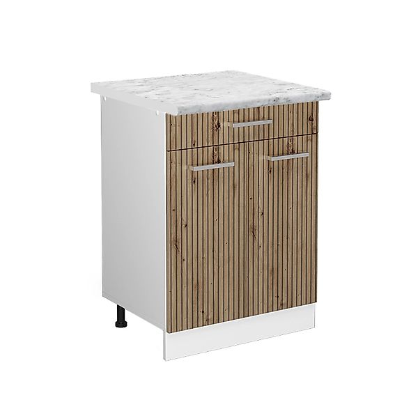 Vicco Unterschrank R-Line, Artisan-Eiche/Weiß, 60 cm günstig online kaufen
