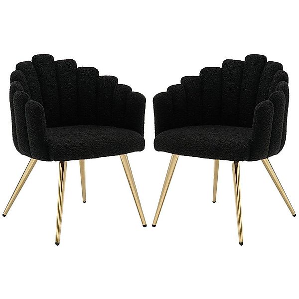WAHSON OFFICE CHAIRS Esszimmerstuhl Kunstfell Polsterstuhl günstig online kaufen