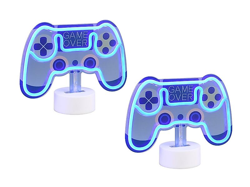 Reality Leuchten LED Dekolicht, LED fest integriert, 2er SET Dekoleuchte Ga günstig online kaufen