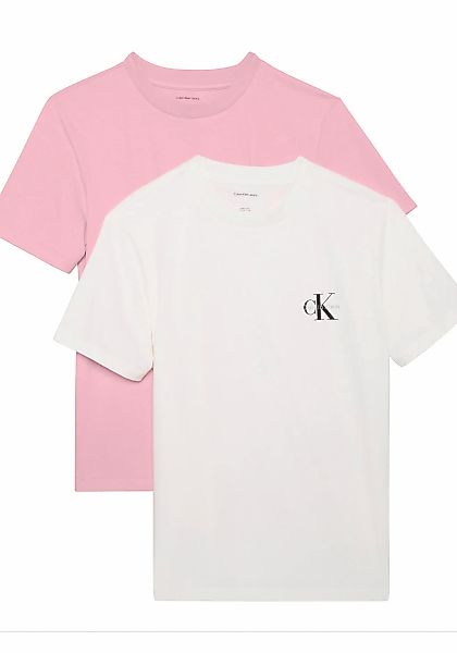 Calvin Klein Jeans T-Shirt "MONOLOGO CN 2 PACK TEE" Packung, 2er-Pack, 2 St günstig online kaufen