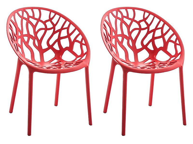 CLP Gartenstuhl Hope (2er Set, 2 St), Kunststoff, stapelbar, wetterfest günstig online kaufen