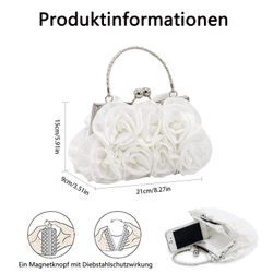 Coonoor Abendtasche Abend-Clutch für Damen, florales günstig online kaufen
