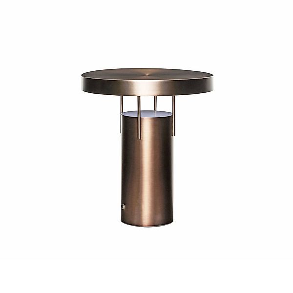 HÜBSCH LED-Akku-Tischlampe BringMe, messing brüniert, 28 cm günstig online kaufen