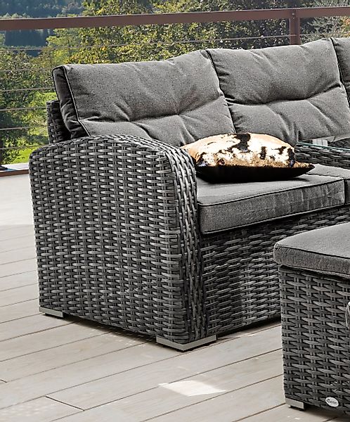 Destiny Gartenlounge-Set "SANTA PONSA", (20 tlg., 2x Schenkel, 2x Hocker, 1 günstig online kaufen