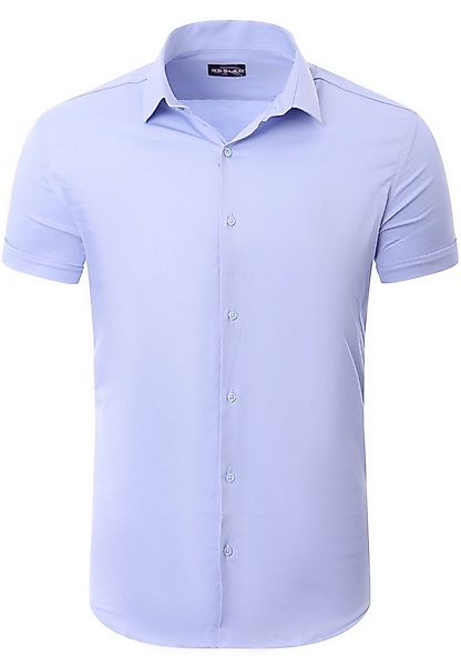 Reslad Kurzarmhemd Reslad Hemd Herren Kurzarm Einfarbig RS-7025 (Kurzarmhem günstig online kaufen