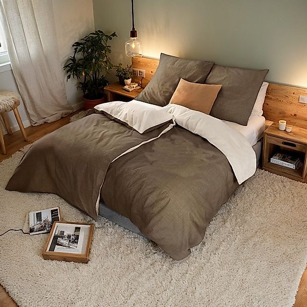 i@home Bettwäsche Wendebettwäsche aus 100% Baumwolle, günstig online kaufen