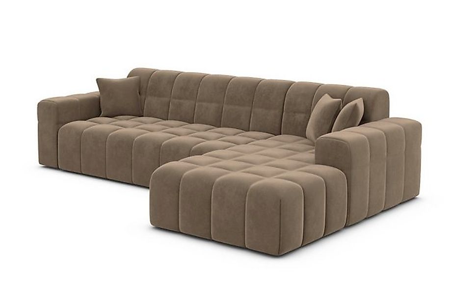 Sofa Dreams Ecksofa Ibiza L Form kurz Stoff, Ottomane - Ausrichtung wählbar günstig online kaufen