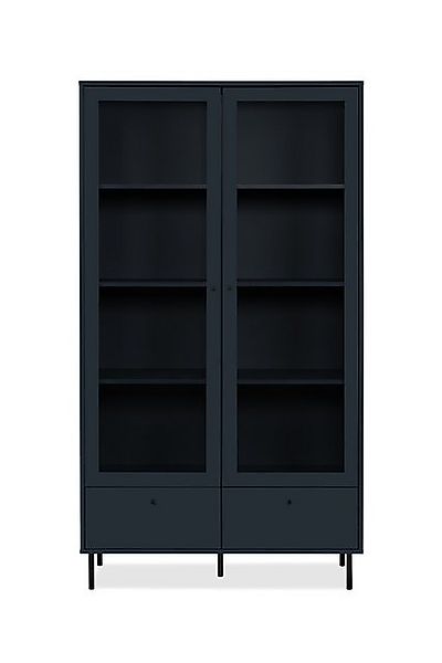 Finori Vitrine Caracas 52A Navy blau, Softclose, Modern, Höhenverstellbar, günstig online kaufen