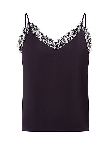 Comma Blusentop Satintop mit Spitzen-Details und günstig online kaufen