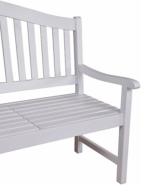 Garden Pleasure Bank Singapur 62 cm x 104 cm x 150 cm Weiß FSC® günstig online kaufen