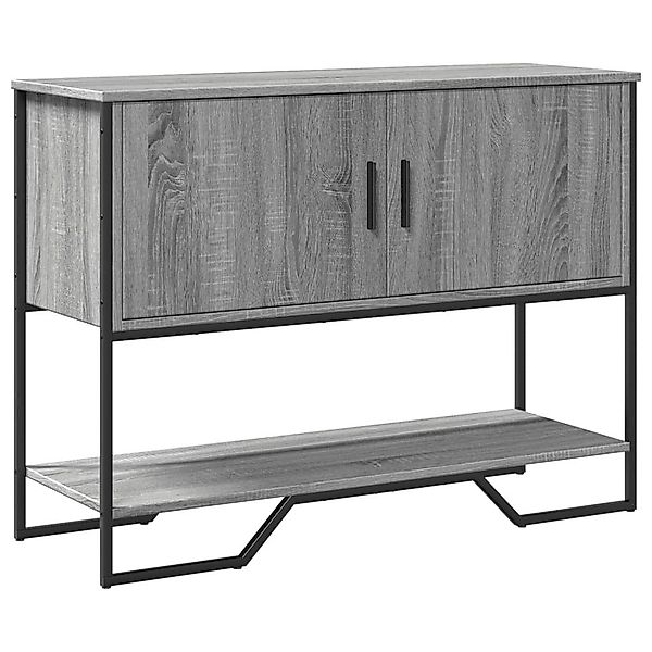 vidaXL Beistelltisch Konsolentisch Grau Sonoma 100x35x74,5 günstig online kaufen