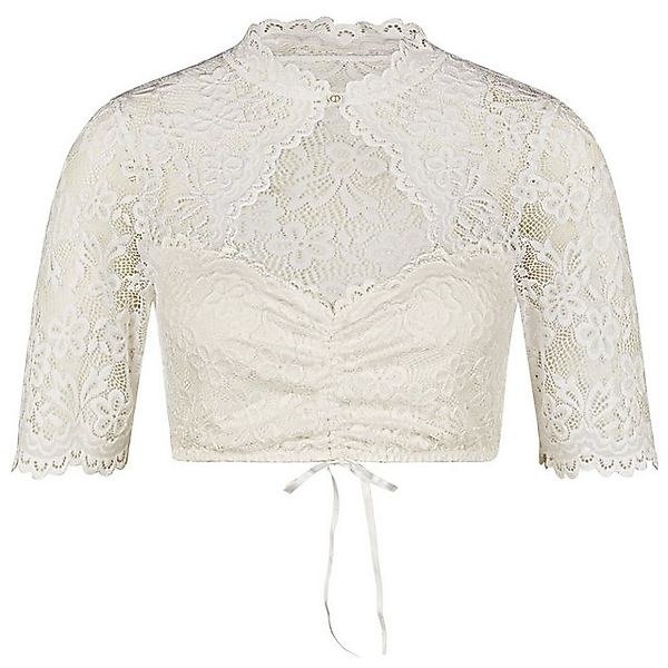 Nina Von C. Dirndlbluse 'Sophie' Lochausschnitt 16465326, Champagner günstig online kaufen