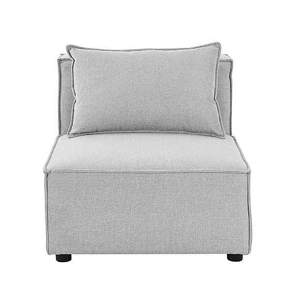 Juskys Sofa Domas, Mittelsofa mit Kissen, günstig online kaufen