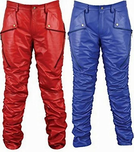 Fuente Leather Wears Motorradhose Herren Motorrad-Lederhose, Slim-Fit, Carg günstig online kaufen