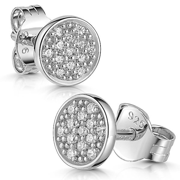Materia Paar Ohrstecker Damen Silber Kreis günstig online kaufen