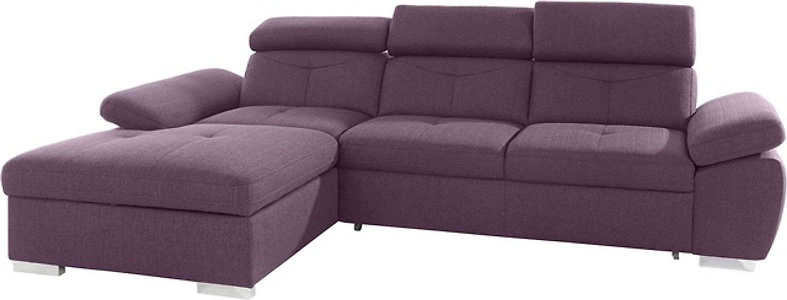 exxpo - sofa fashion Ecksofa »Spring, super bequem, mit Armteil- und Kopfte günstig online kaufen