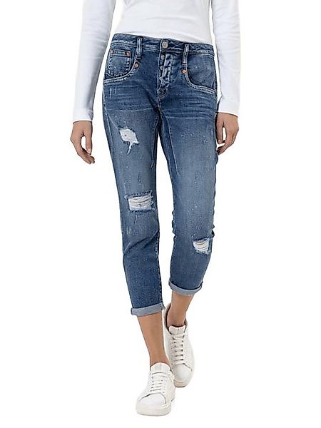 Herrlicher Boyfriend-Jeans Shyra Cropped Organic Cotton Cropped Jeans Sweat günstig online kaufen