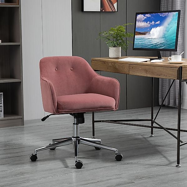 Vinsetto Bürosessel Retro, höhenverstellbarer Schreibtischstuhl mit Rücken- günstig online kaufen