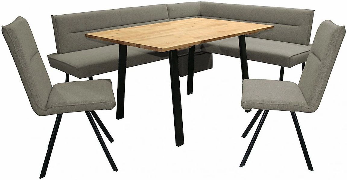 Home affaire Eckbankgruppe "Sava" Set, 4 Stk. tlg. Eckbank mit Wellenfederu günstig online kaufen