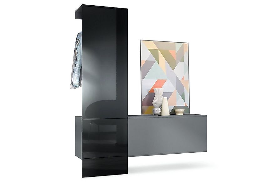 Vladon Garderoben-Set Carlton Set 4, (Wandgarderobe bestehend aus, 1 Paneel günstig online kaufen