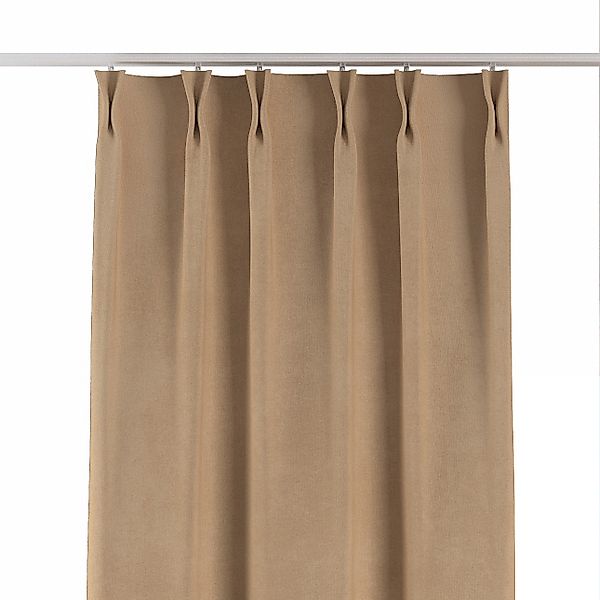 Vorhang mit flämischen 2-er Falten, sand, Crema (180-47) günstig online kaufen