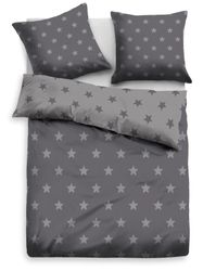 my home Wendebettwäsche "STELLA" 2 Stk. tlg. Bettwäsche mit Sternen, Weihna günstig online kaufen