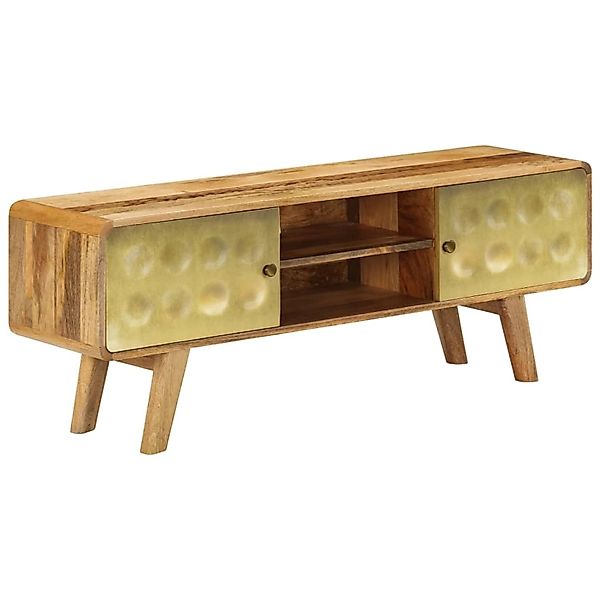 Tv-schrank Mangoholz Massiv 120 X 30 X 45 Cm günstig online kaufen