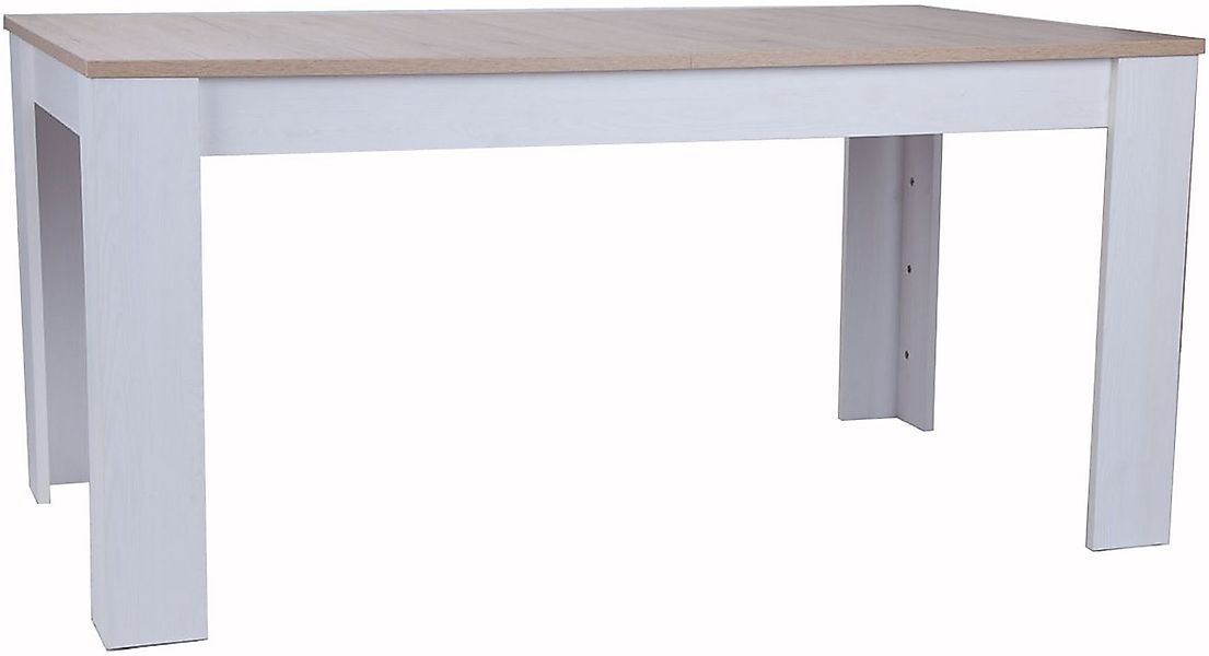 Stolkom Sp.z.o.o. Esstisch Romance Esszimmertisch Landhaustil, BxHxT 160-20 günstig online kaufen