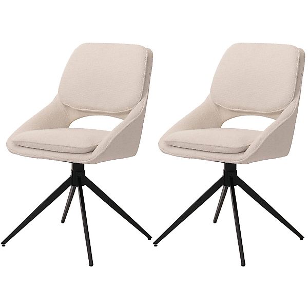 MCW Esszimmerstuhl N73 2er-Set Creme günstig online kaufen