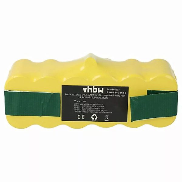 vhbw kompatibel mit iRobot Scooba 450 Staubsauger-Akku NiMH 2100 mAh (14,4 günstig online kaufen