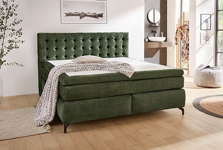 Jockenhöfer Gruppe Boxspringbett »Jessica inklusive 9cm Kaltschaum-Topper«, günstig online kaufen