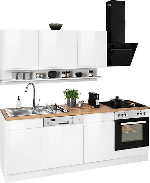 KOCHSTATION Küchenzeile KS-Virginia, Breite 220 cm, wahlweise mit oder ohne günstig online kaufen