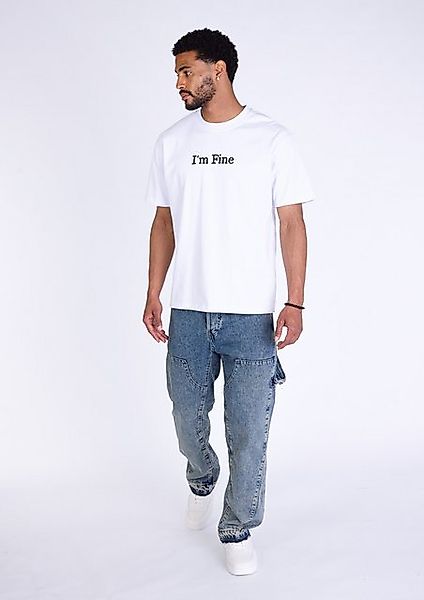 Denim Distriqt Workerjeans Lässige Double Knee Baggy Worker Jeans günstig online kaufen