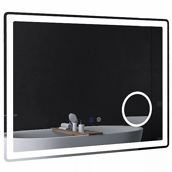 Kleankin Spiegel LED Badezimmerspiegel, Badspiegel mit günstig online kaufen