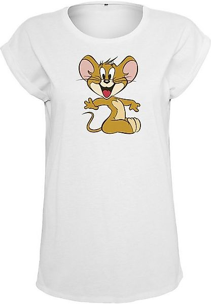 Merchcode Ladies Tom & Jerry Mouse Tee MC122 White günstig online kaufen