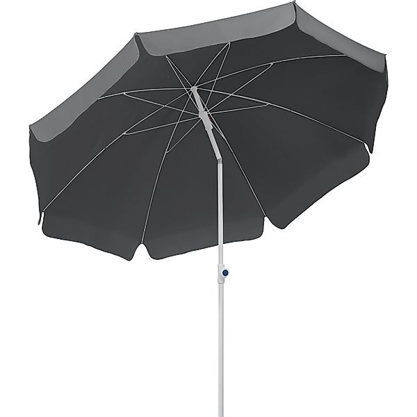 Schneider Marktschirm Ø 240 cm Anthrazit mit Knickfunktion günstig online kaufen