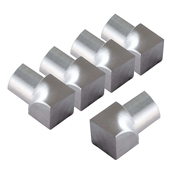 Dalsys Inneneck Fliesenschiene Viertelkreis 5x 8mm Edelstahl Gebürstet günstig online kaufen