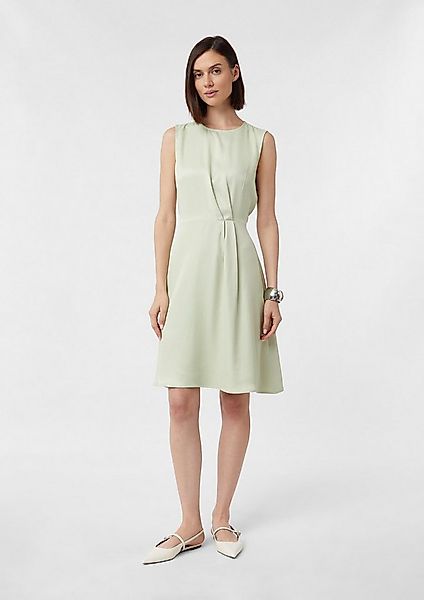 comma Minikleid Kleid Ärmelloses Kleid aus Viskose günstig online kaufen