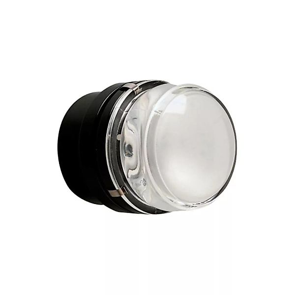 Oluce - Fresnel 1148 Außenwand-/Deckenleuchte - schwarz RAL9005/lackiert/H günstig online kaufen