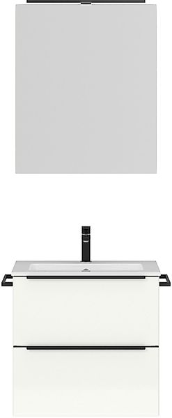 nobilia® Badmöbel-Set »Levere« vormontiert, mit Soft-Close, 2 Stk. tlg. ink günstig online kaufen