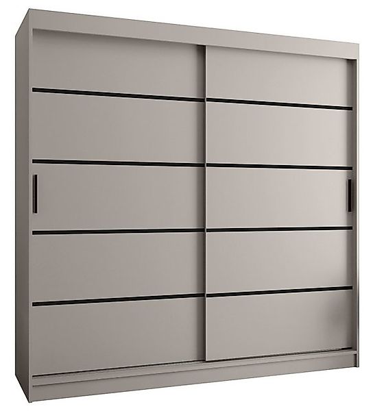 ABIKS MÖBEL Schwebetürenschrank RUBINO V 200 Schlafzimmerschrank mit Schieb günstig online kaufen
