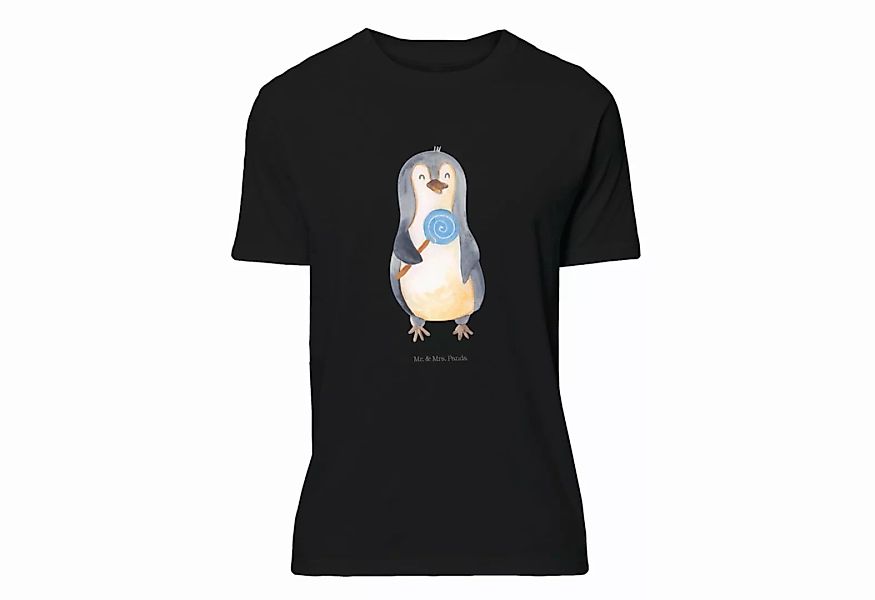 Mr. & Mrs. Panda T-Shirt Pinguin Lolli - Schwarz - Geschenk, Herrn, Blödsin günstig online kaufen