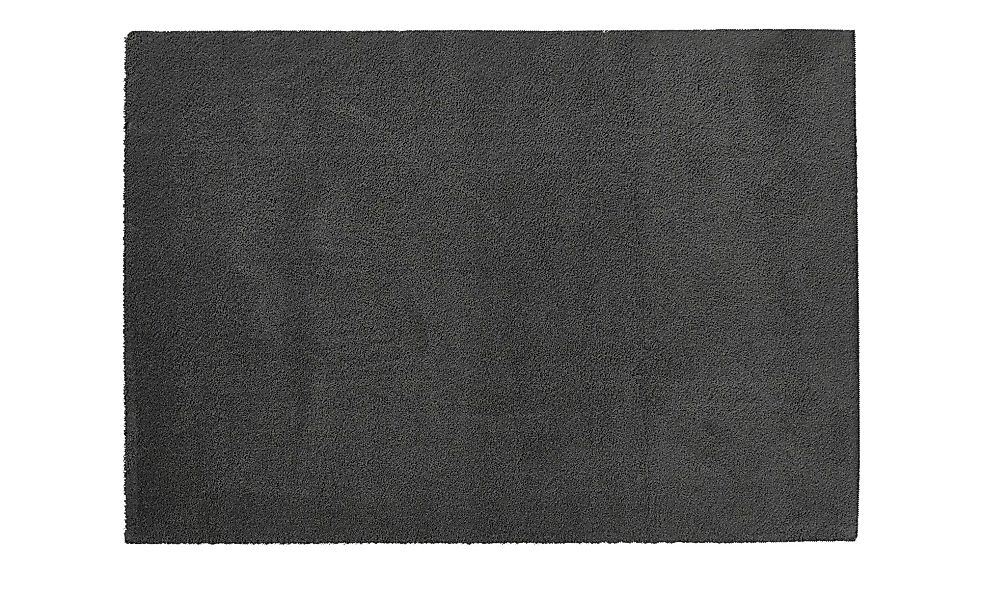 Hochfloorteppich  Soft Shaggy - grau - Synthethische Fasern - 160 cm - Scon günstig online kaufen