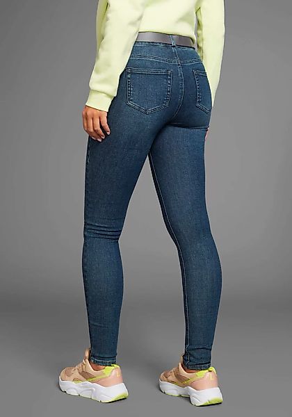 Arizona Skinny-fit-Jeans Ultra Soft hohe Leibhöhe, lang, aus Baumwolle, Pol günstig online kaufen