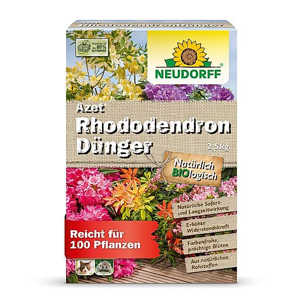 Neudorff Blumendünger Bio Azet RhododendronDünger 2,5 günstig online kaufen