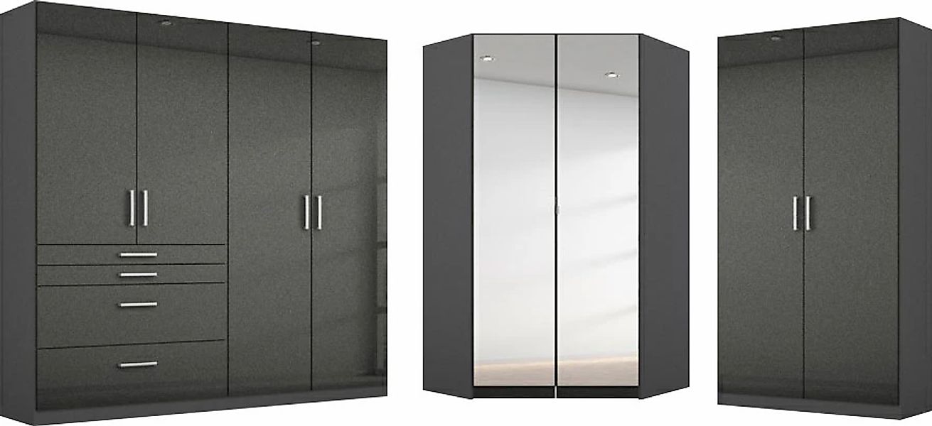 rauch Schrank-Set "Kleiderschrank Schrank Garderobe Garderobenschrank Ecksc günstig online kaufen